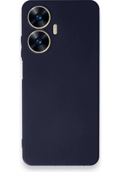 Realme C55 Kılıf First Silikon - Lacivert Diğer