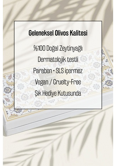 Osmanlı Serisi Premium Hediye Seti Desen 2 2'li Zeytinyağlı Sab Diğer