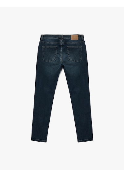 Koton Normal Bel Skinny Fit Jean Pantolon - Michael Jean İndigo Stone 6wam40051nd İndigo - Taş Koton Normal Bel Skinny Fit Jean Pantolon - Michael Jean İndigo Stone 6wam40051nd İndigo - Taş