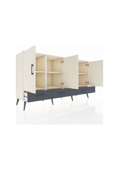 Hyperion Konsol 6 Raflı 3 Çekmeceli 4 Kapaklı 176x44x99 Aytaşı-aytaşı/antrasit Aytası - Aytası Hyperion Konsol 6 Raflı 3 Çekmeceli 4 Kapaklı 176x44x99 Aytaşı-aytaşı/antrasit Aytası - Aytası