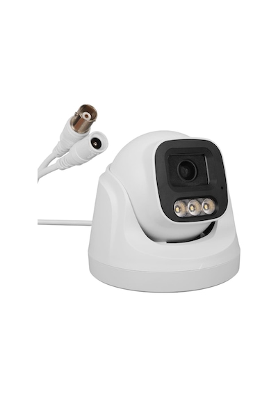 Plato Pl-37711 Ahd Dome Güvenlik Kamera 2mp 3.6mm 3 Warm Led Sesli Renkli Gece Görüş Mikrofonlu