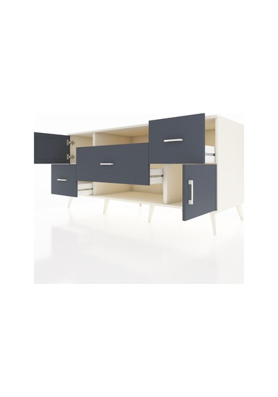 Kronos Konsol 2 Raflı 3 Çekmeceli 2 Kapaklı 176x59x83 Aytaşı-antrasit/antrasit Antrasit/antrasit Kronos Konsol 2 Raflı 3 Çekmeceli 2 Kapaklı 176x59x83 Aytaşı-antrasit/antrasit Antrasit/antrasit