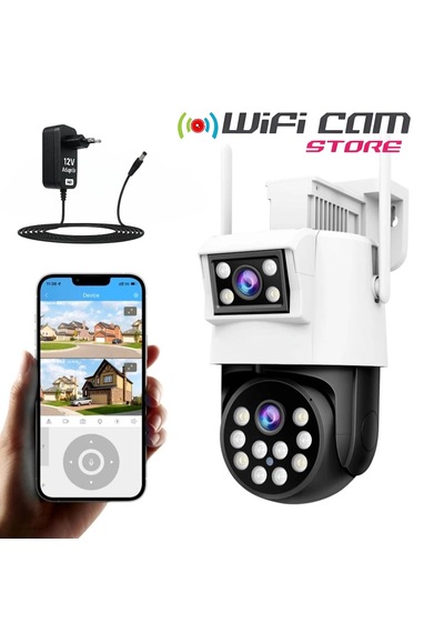 Çift Kameralı Wifi Ptz Güvenlik Kamerası Hieasy Türkçe Yazılım