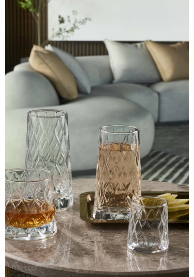 Pasabahce 4'lü Leafy Digestive Bardak 100 Cc Şeffaf