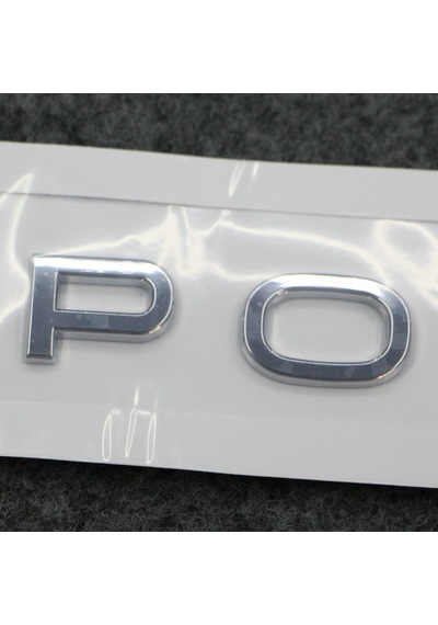 Volkswagen Polo Bagaj Yazı Abs Krom Renk Volkswagen Polo Rear