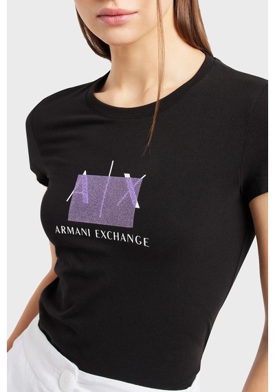 Armani Exchange Kadın T Shirt 3dyt51 Yjetz 1200 Siyah Armani Exchange Kadın T Shirt 3dyt51 Yjetz 1200 Siyah