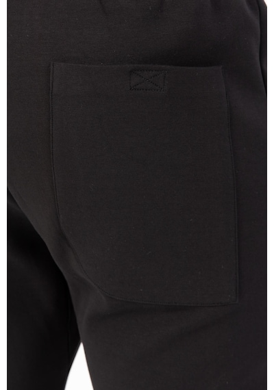 Maraton Sportswear Regular Erkek Dar Paça Basic Siyah Eşofman Altı 22480 Siyah - Siyah