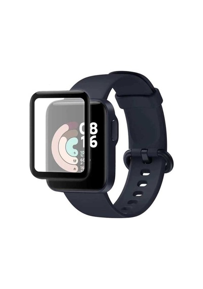 Xiaomi Redmi Watch (Mi Watch Lite) Ppma Esnek Pet Ekran Koruyucu-Siyah