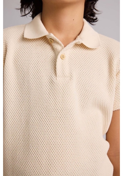Defacto Polo Tişört Gabardin Pantolon 2'li Takım Erkek Çocuk G7091A826SM