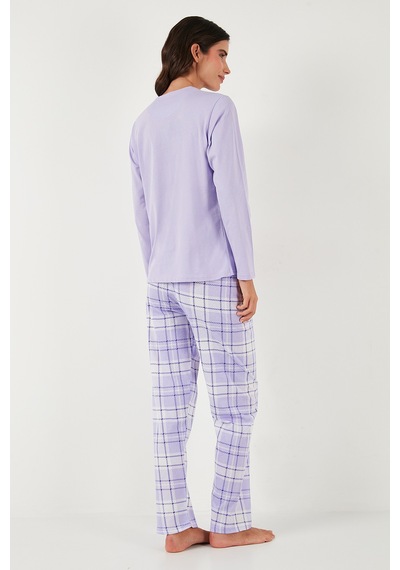 Lela Bayan Pijama Takımı 65723314 Lila LILA