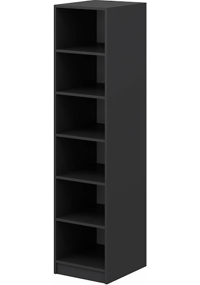 Minar Kale 1 Kapaklı Raflı Dolap Antrasit - Dore Plus 190cm