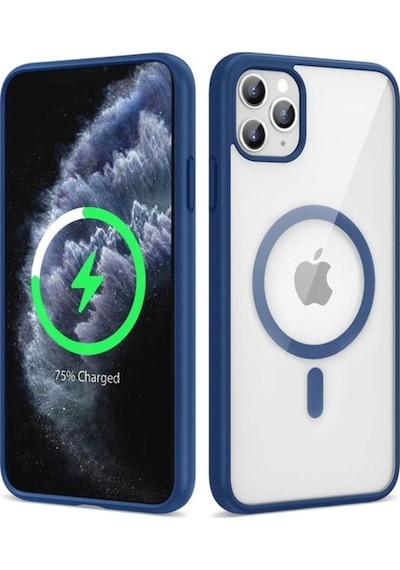 More TR Apple Uyumlu iPhone 11 Pro Kılıf Magsafe Wireless Şarj Özellikli Silikon Zore Ege Kapak