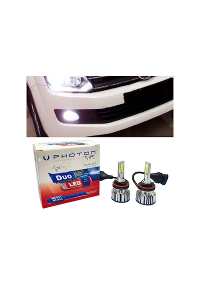 Vw Amarok Led Xenon Sis Farı Ampulü Hb4 9006 Duo Yeni Seri Beyaz