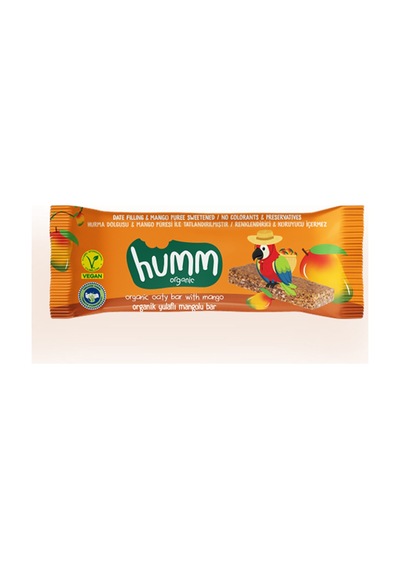Humm Organic Yulaflı Mangolu Bar 27 G - 8 Adet Tarı