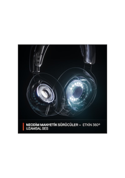 Steelseries Arctis Nova Pro Wireless Etaıl Box Kablosuz Gaming Oyuncu Kulaklığı -siyah