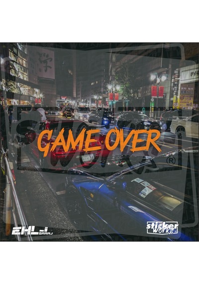 Game Over Sticker Turuncu