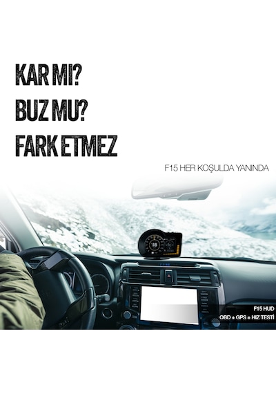 F15 HUD OBD OBD2 Dijital Kilometre RPM Su Sıcaklığı Basınç Hararet Araç Veri Ekranı Head Up Display F15 HUD OBD OBD2 Dijital Kilometre RPM Su Sıcaklığı Basınç Hararet Araç Veri Ekranı Head Up Display