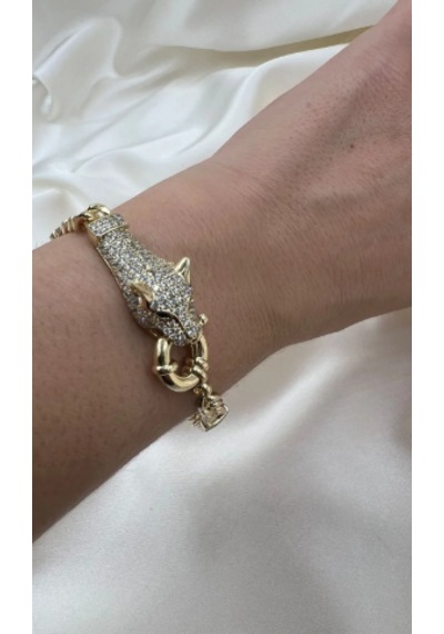 Bb Xuping Kaplan Detay Bileklik Altın - Gold