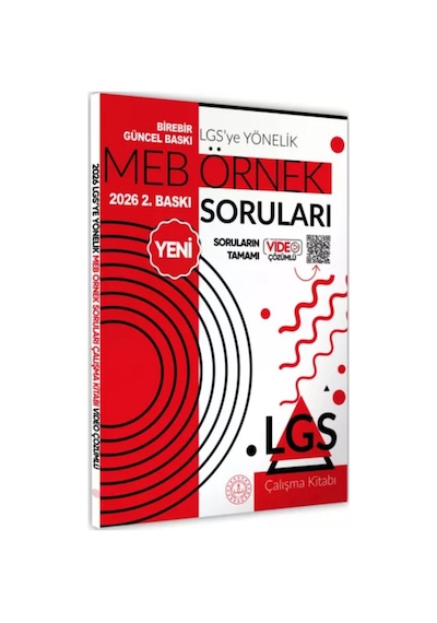 8.Sınıf LGS’ye Yönelik MEB Örnek Soruları Sayısal-Sözel Tamamı Video Çözümlü BASKI ÜCRETİ