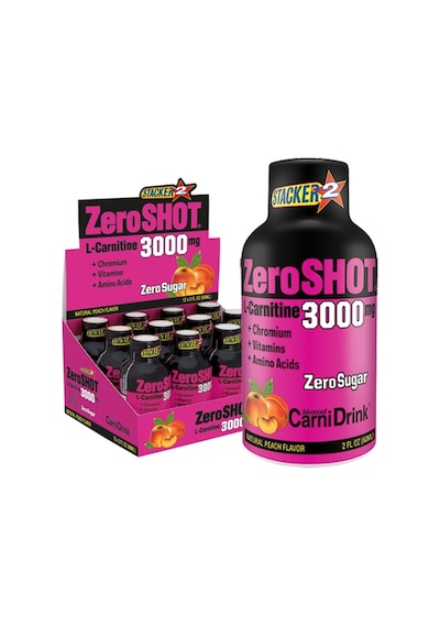 Stacker Zeroshot 3000 Mg X 12 L-Carnitine Şeftali
