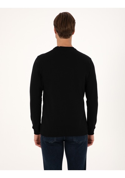 Pierre Cardin Erkek Siyah Sweatshirt 50317750-vr046 Siyah