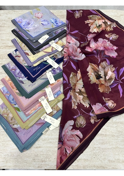 Zeylin Belli Fresh Rozy Eşarp 5286-14 Çok Renkli