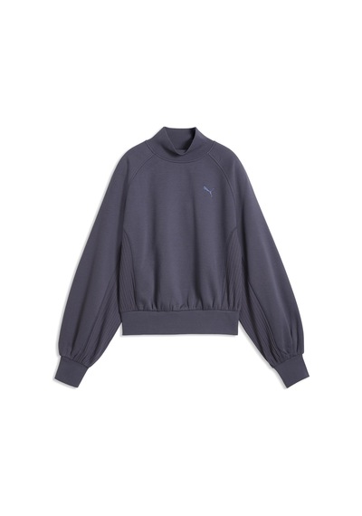Puma Her Mock Neck Crew Kadın Mor Günlük Stil Sweatshirt 69402935