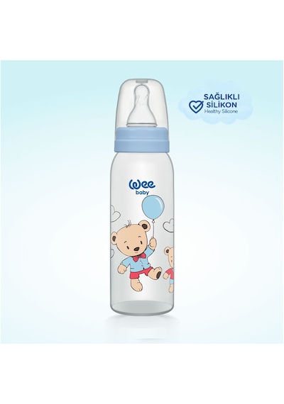 Wee Baby Klasik PP Biberon 250 ml Mavi 0 -6 Ay