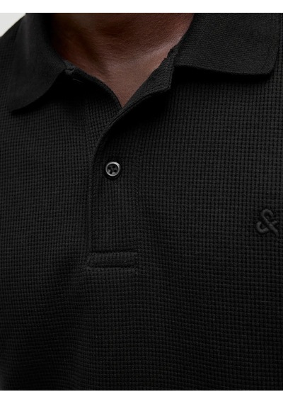 Jack & Jones Jack&jones Jjeaustin Erkek Polo T-shirt 12268130 Siyah