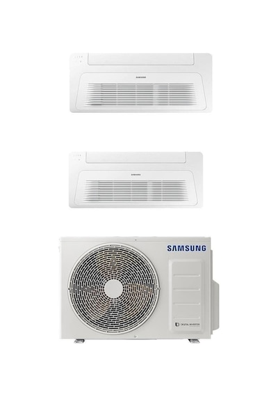 Samsung Wind Free Multi AJ068TXj3KH/EA 1 Dış + 2 İç Ünite  (9 + 18) Tek Yön Kaset Tipi Inverter Klima