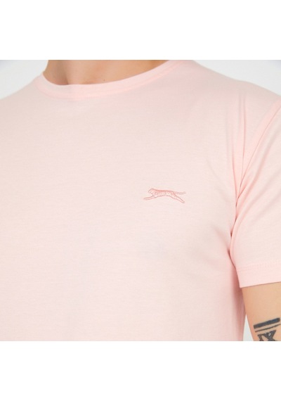 Slazenger SANDER KTN Erkek  Açık Pembe Tişört