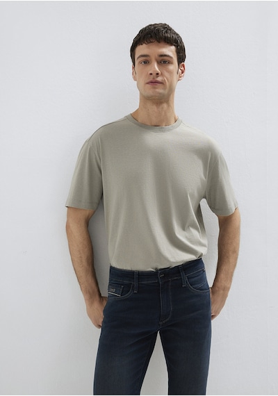 Mavi - Gri Basic Tişört 0613466-70352 Gri