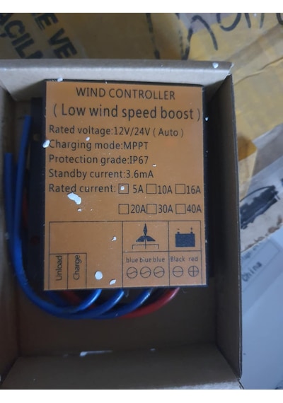 3 Kanat Rüzgar Türbini 1000w 12/24v