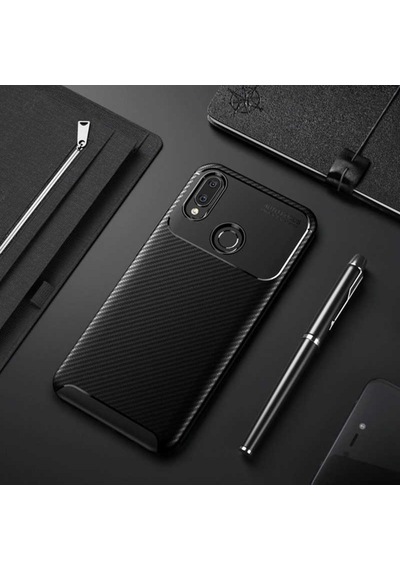 Huawei Honor Play Kilif Karbon Silikon Case 389460309