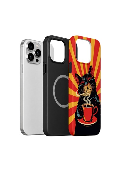 Velvoria Valestra Kahve Molası Kedi Apple iPhone Uyumlu 13 Pro Max Magsafe Koruma Kılıfı Valestra Magline - Kahve Molası Kedi Velvoria Valestra Kahve Molası Kedi Apple iPhone Uyumlu 13 Pro Max Magsafe Koruma Kılıfı Valestra Magline - Kahve Molası Kedi