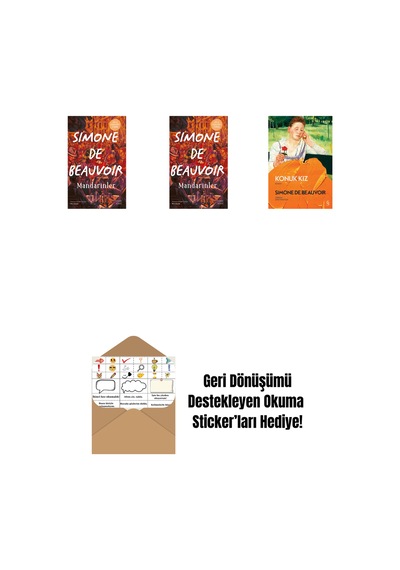 Mandarinler Ciltli + Mandarinler + Konuk Kız + Okuma Sticker'ları