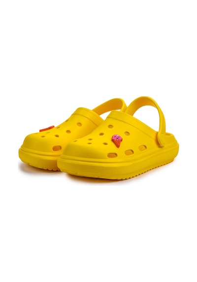 Kiko Kids Eva Plaj Havuz Okul Kreş Kız Çocuk Terlik Twg 755 Sarı