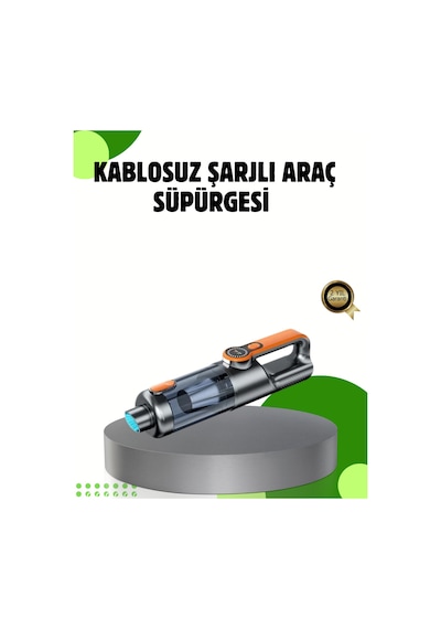 Şarjlı Kablosuz El Süpürgesi Yüksek Emiş Güçlü Ve Çok Başlıklı Standart