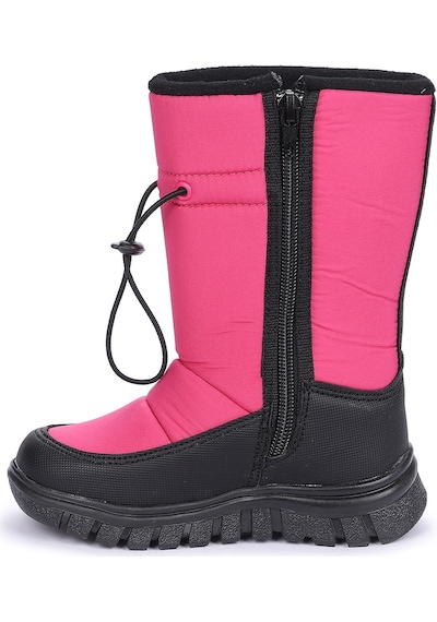 Kiko Kids Nuh Fermuarlı Kız Çocuk Kar Botu Ayakkabı Fuşya - 463944353 Fuşya