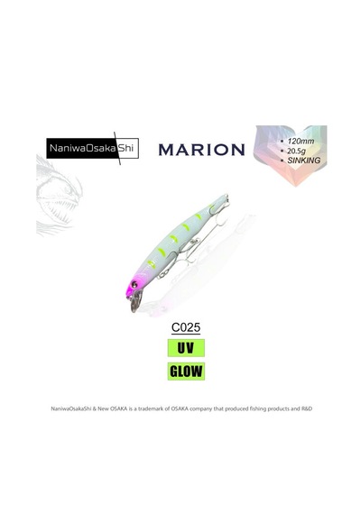 Nanıwaosakashı Marıon 120mm 20,5gr Sınkıng C025
