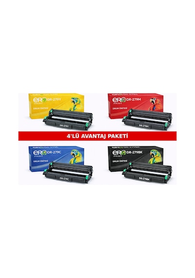 Dr-279 / Brother Mfc-l3740cdw İçin 4 Renk Muadil Drum Ünitesi