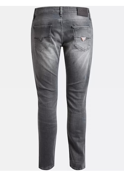 Guess Erkek Denim Skinny Fit Jeans Gri
