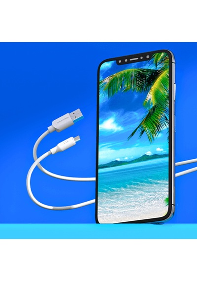 Dramex D11MK Micro USB Data/Şarj Kablosu 1.1A 1mt Beyaz
