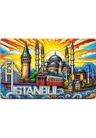 İstanbul Temalı Silikon Buzdolapı Süsü Magnet Alk5377 Standart