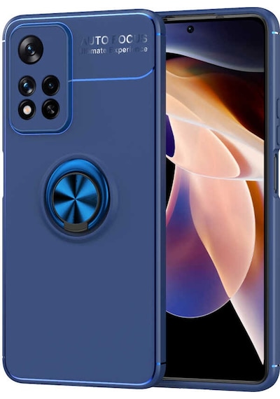 Xiaomi Redmi Note 11 Pro 5g Kılıf Zore Ravel Silikon Kapak Mavi