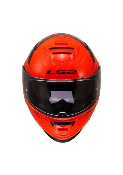 Ls2 Storm 2 Fist Kapalı Motosiklet Kaskı -63361- Siyah - Turuncu