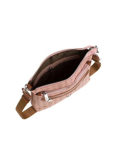 Bilik Deri Monogram Pembe/taba Kadın Çapraz Askılı Çanta Mtş 269- 001