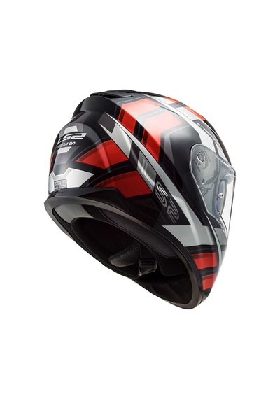 Ls2 Stream Evo Loop Full Face Motosiklet Kaskı Siyah - Kırmızı