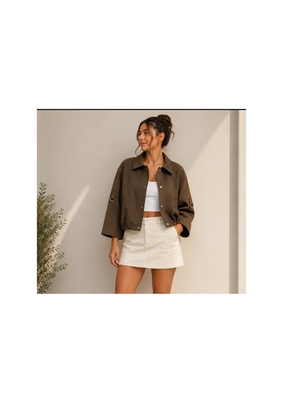 Karol-kahve-ckt-8 Karol Kahve Bomber Ceket Kahverengi