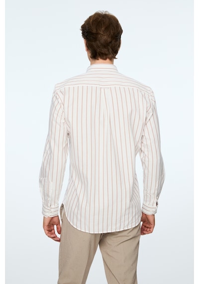 Morven Erkek Vizon Pamuk Trend Çizgili Dynamic Fit Düğmeli Yaka Gömlek 26ms004027405 Vizon Morven Erkek Vizon Pamuk Trend Çizgili Dynamic Fit Düğmeli Yaka Gömlek 26ms004027405 Vizon